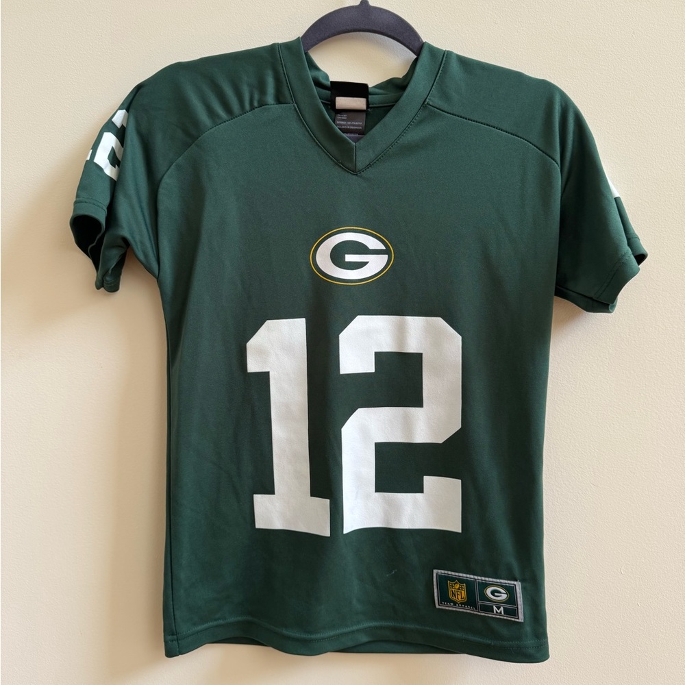 *SOLD on eBay!* Green Bay Packers Rodgers #12 Short Sleeve Jersey Boys M/10-12